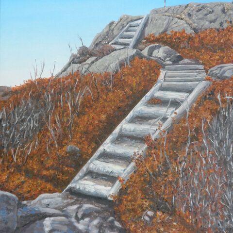 "Stairs"
16 in. by 20 in.
Oil on canvas
CAD$500
From Sugarloaf Path